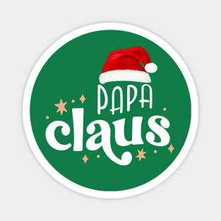 Christmas Family Pajamas Papa Claus Magnet